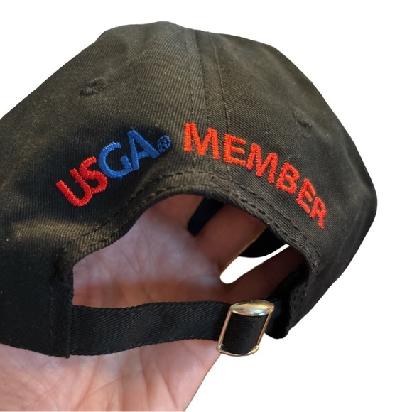 US Open Golf Hat Cap 2014 114th Pinehurst No.2 USGA Member Adjustable Black - Picture 7 of 8